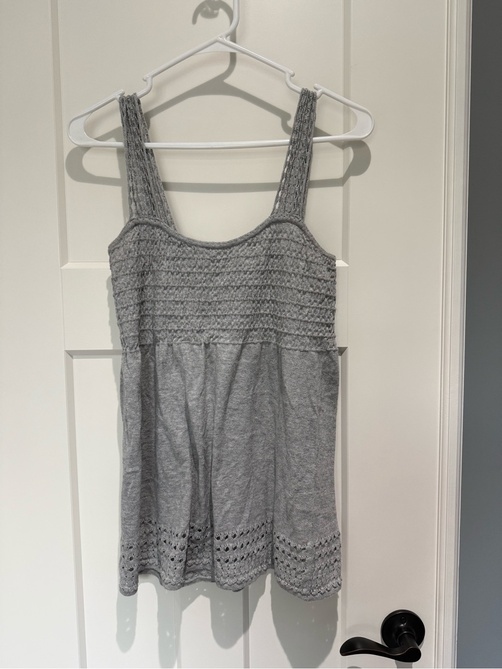 Maurices Grey Knit Babydoll/tube Top size Medium